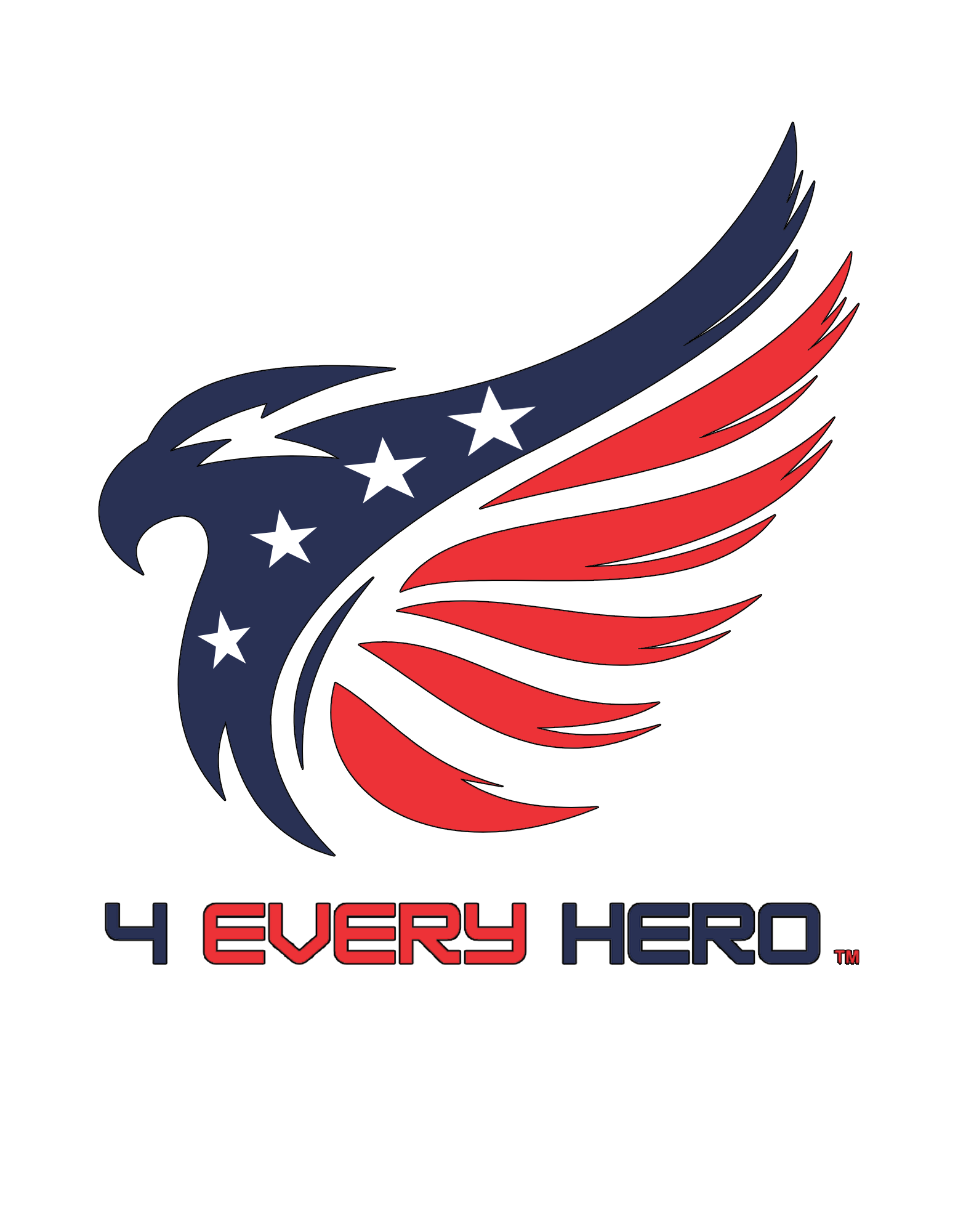 LOGO_ 4 EVERY HERO (Insulated Tumblers) (Sweatshirts) (Tote Bags) (T-Shirts) (1)